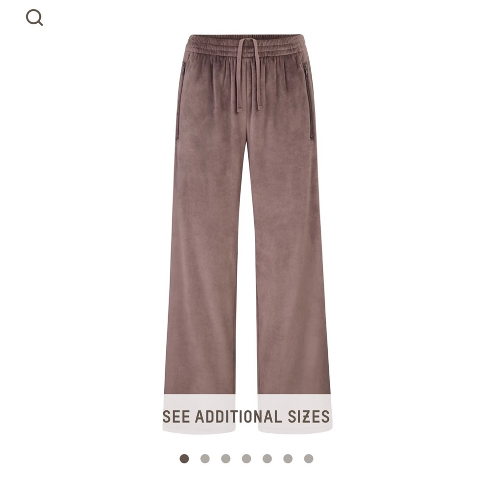 Brand new Skims Velour Pant and button up Sleep Top. Both in amethyst color.